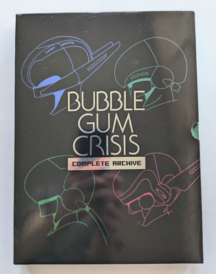 SIGNED Bubblegum Crisis Complete Archive ART BOOK Kenichi Sonoda