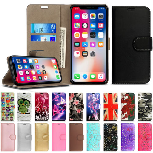 Case For iPhone 15 14 Pro Max 11 13 12 Mini 7 8Plus XR Leather Flip Wallet Cover - 第 1/57 張圖片