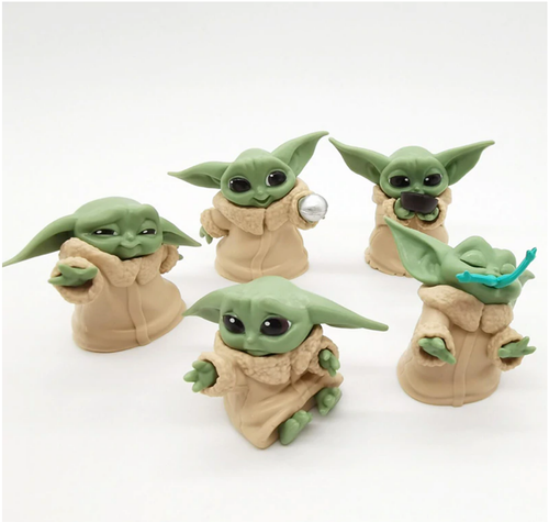 Baby Yoda Mini 1or 5Pcs Action Figure 