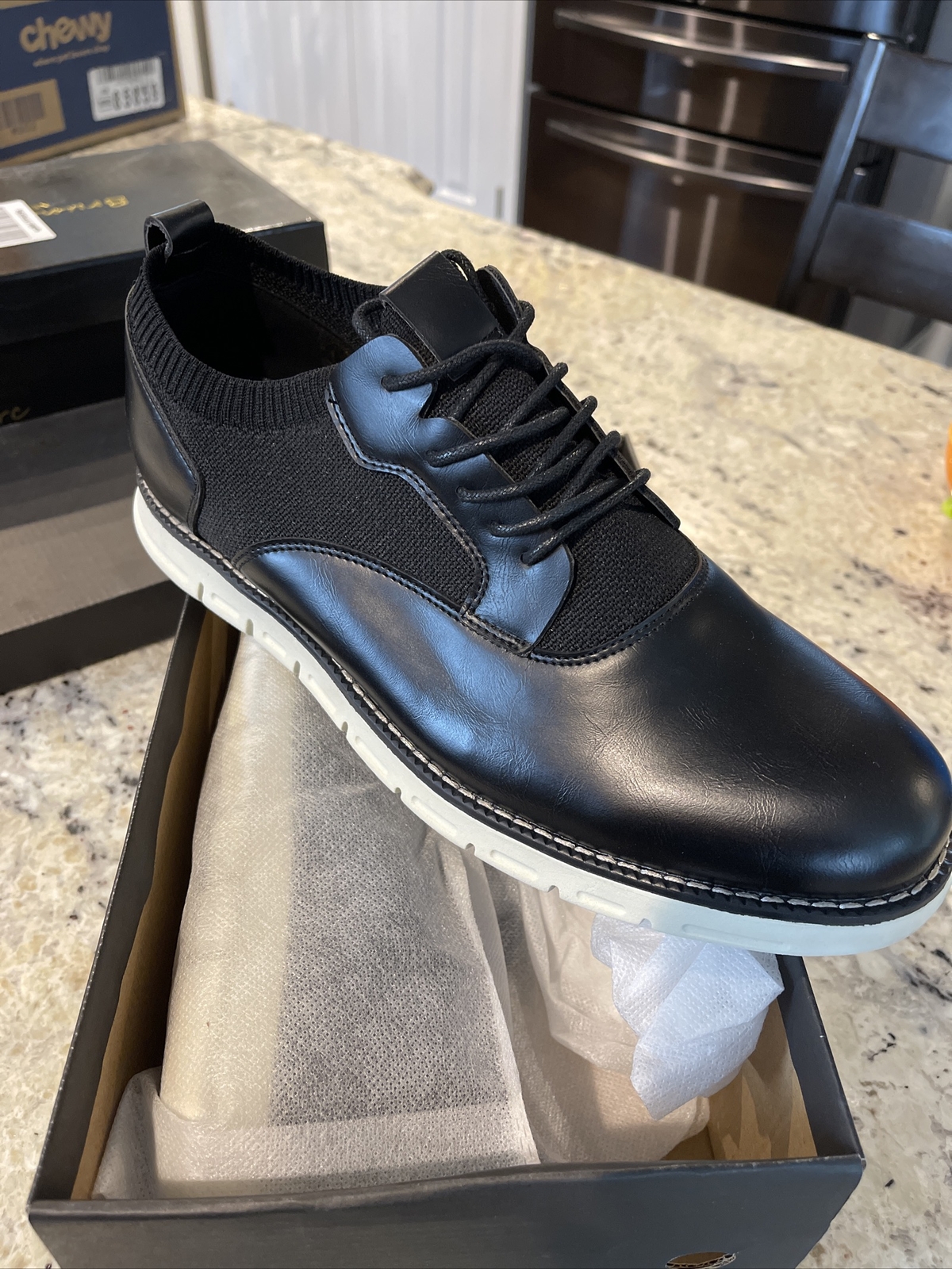 Meijiana Men's Oxford Shoes lace up Casual, Black US 11 EU 44 Like Cole Haan eBay