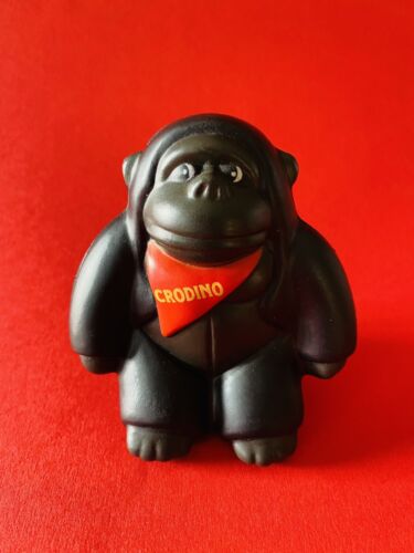 🔴 gorillla CRODINO introvabile pupazzo pubblicitario vintage gomma antistress - Foto 5 di 5