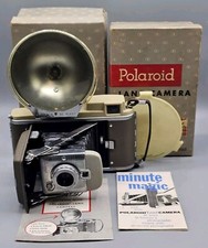 VINTAGE Polaroid Land Camera Highlander Model 80 w/Flash Gun Model 281 Boxes