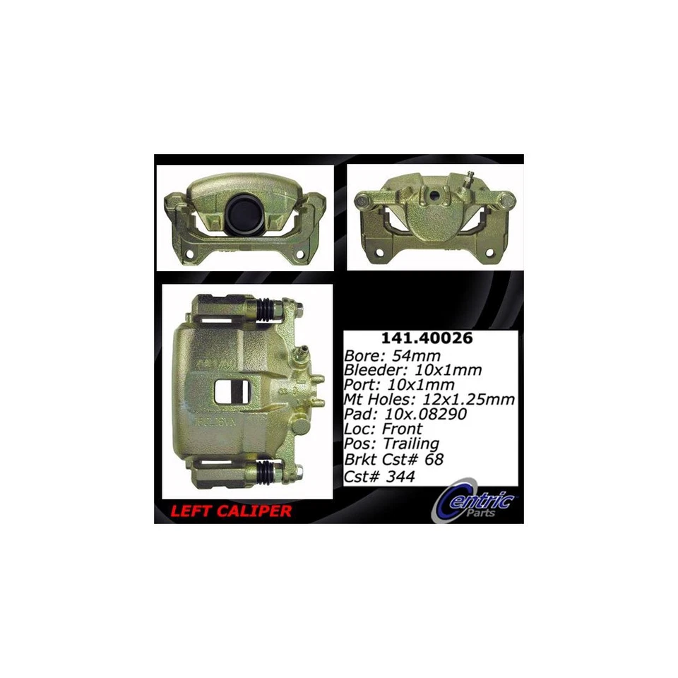 Centric Front Brake Caliper For Acura RSX 2.0L 2006 2005 2004 2003 2002 - Image 2 of 4