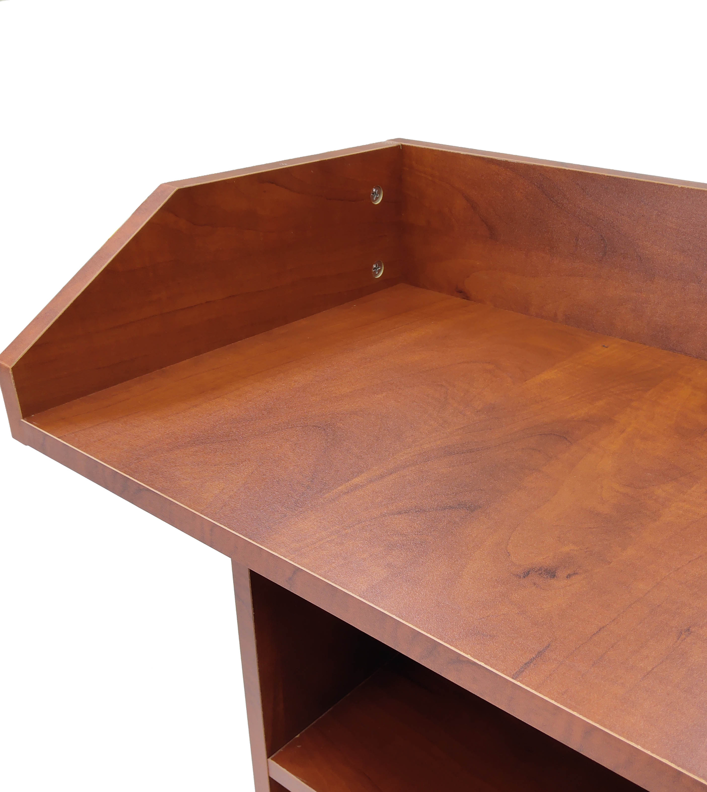 Wood Deluxe Podium Applewood Color 22" x 15.4" x 43.4" Sturdy