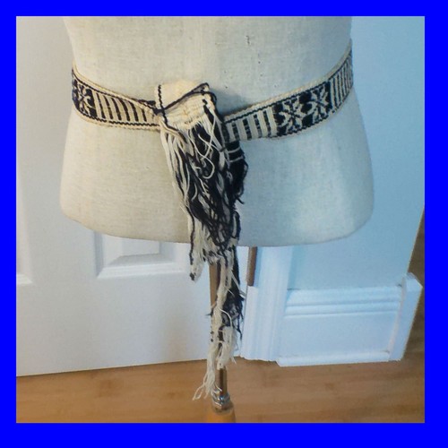3 Women’s Woven Cotton Tie Belts - Picture 3 of 4