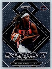Myisha Hines-Allen 2022 Panini Prizm WNBA Emergent Washington Mystics #10