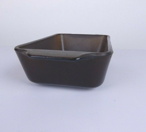 Vintage Glass Loaf Pan Baking Dish Wheat Pattern Oven-Proof Made in USA 5 x 9 - Picture 2 of 8