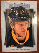 2016-17 UD Hockey Series 2 Rookies Portraits Hudson Fasching P-59