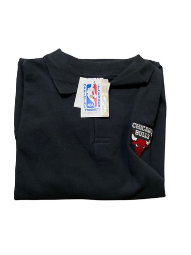 Chicago Bulls Sportonics Polo Boys XL 18 - 20 100% Cotton NWT Made in USA - Picture 7 of 9