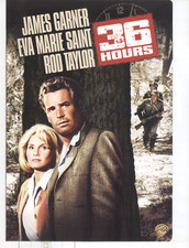 No Disc / Case ORIGINAL COVER ART 36 Hours 1964  2007 DVD Cover James Garner