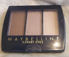 MAYBELLINE Expert Eyes Eye Shadow Trio CHOCOLATE MOUSSE Pearl .19 oz  5.5 g