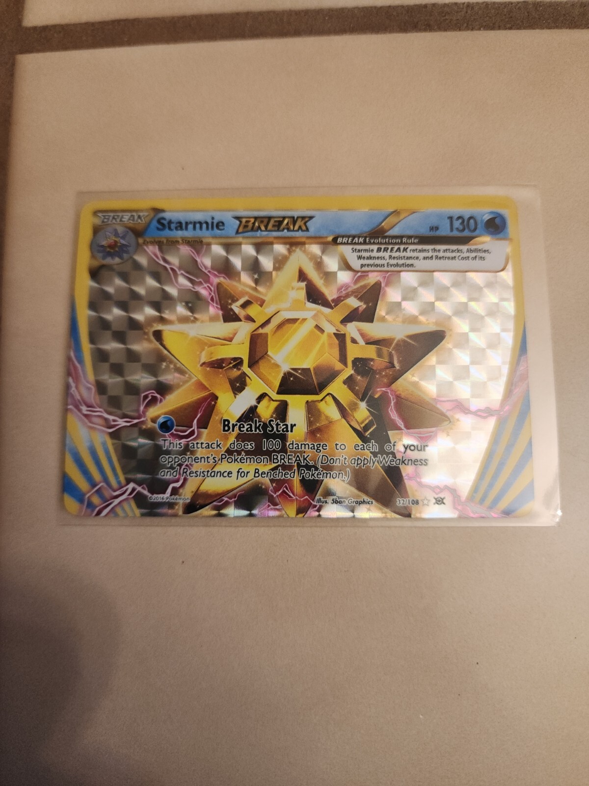 Starmie BREAK 32/108 - Pokemon TCG XY Evolutions (2016) - NM - HOLO