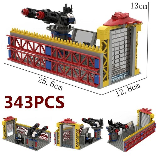 MOC WWII Military Base Fortress Battle Scene Tower Weapon House10 Bulk DIY Set - Picture 39 of 43