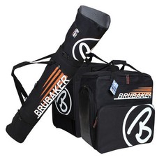Black Orange Ski Bag Combo CHAMPION for Ski up to 190 cm Poles, Boots  Helmet