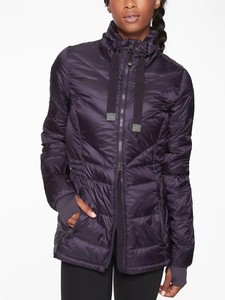 banner peak down jacket athleta