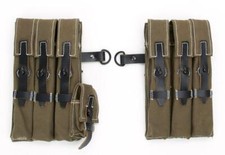 WH Borsa per riviste MP38/40 - coppia (2 pezzi) - con timbro WaA Schmeisser