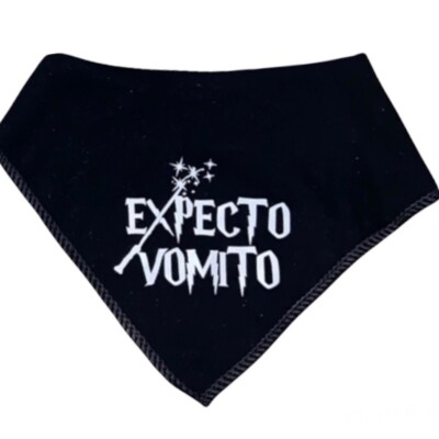 Harry Potter Expecto Vomito Personalized Baby Bandana Organic Bib