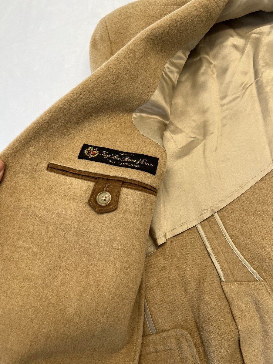 Vintage Ralph Lauren X Dillards 100% Camel Hair Two Button Mens