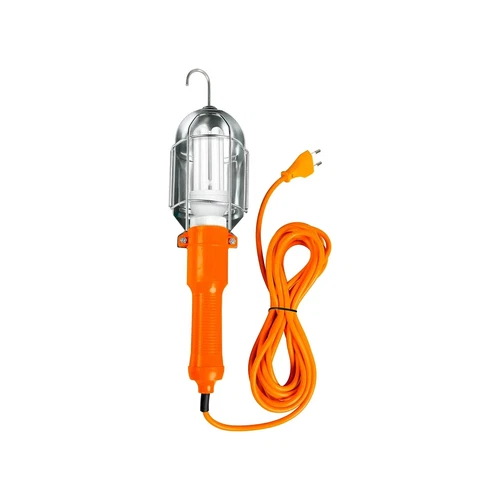 Torcia Lampada Elettrica Portatile Da Lavoro Meccanico Con Gancio Cavo 5/10mt