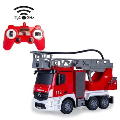 JAMARA, MERCEDES-BENZ Antos RC Feuerwehr mit Drehleiter, 1/26, JAM407300