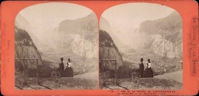 Stereo photo Vallée de Lauterbrunnen canton of Bern, Wengernalp - 10635325