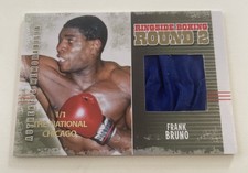 2011 Ringside Boxing Round 2 Fight Worn Frank Bruno #AM-30 1/1 Chicago Card Gold