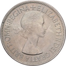 [#1527332] Great Britain, Elizabeth II, 1/2 Crown, 1953, Copper-nickel, AU, KM:8