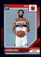Saddiq Bey 2024-25 Donruss Optic #57 Wizards Insert ? SEE SCAN! FREE SHIP