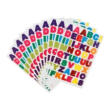 10 Sheet Self-Adhesive Letters Alphabet Wall Decals Scrapbook Stickers A- Z
