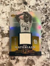 2006 Upper Deck BOB GIBSON  Epic Materials Jersey Patch /155 - Cardinals HOF