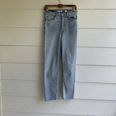 Re/Done  Jeans  High Rise Straight Sun bleached Indigo Wash 26  Inseam Size 27