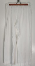Bryn Walker Linen Pants Size L White Beachy Summer