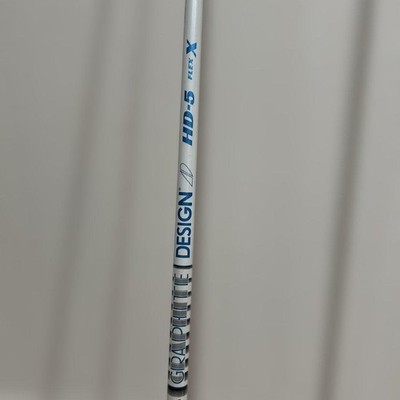 Graphite Design Tour AD HD-5 X Shaft golf club Flex X with Lamkin Crossline gri