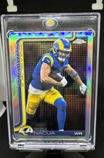 2025 Topps Chrome #166 Puka Nacua Light Board Case Hit SSP LA Rams