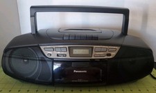 1997 Mint Panasonic RX-DS17 Portable CD Cassette AMFM Boombox w/ Remote and Cord
