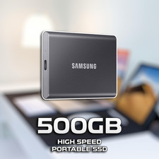 Samsung T7 Portable SSD (500GB / USB 3.2 Gen 2) MU-PC500T