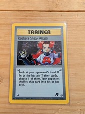 Pokemon Rocket's Sneak Attack 16/82 Team Rocket Holo WOTC on eBay
