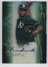 2014 Bowman Sterling Prospect Green Refractor 22/125 Raul Alcantara Auto i5q