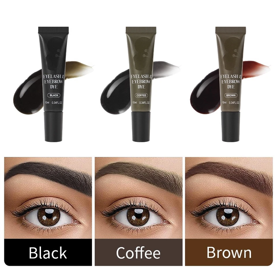 Henna Eyebrow Eyelash Tint Lasting Brow Dye Cream Kit Professional Iconsign Set - Image 4 of 4