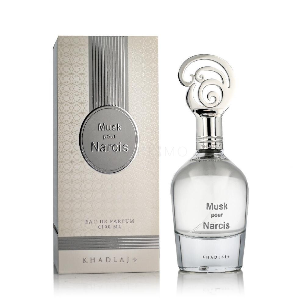 KHADLAJ MUSK POUR NARCIS 100ML EAU DE PARFUM SPRAY BRAND NEW & SEALED