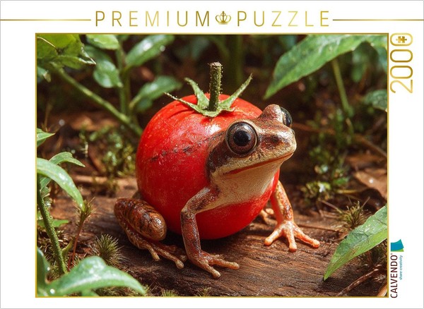 Calvendo Puzzle Tomatenfrosch | 2000 Teile Lege-GrößE 90X67Cm Foto-Puzzle FüR Gl-image