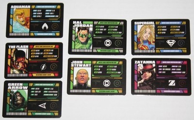 2025 DC Justice League Membership ID Cards SET OF SEVEN - Flash GL Supergirl GA