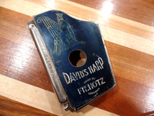 RARE DARK BLUE DAVIDS HARP HARMONICA FR. HOLTZ MADE IN GERMANY