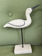 BÂTON 14” OISEAU DE RIVAGE oiseau sur socle art populaire décor primitif KOHLS 25 $