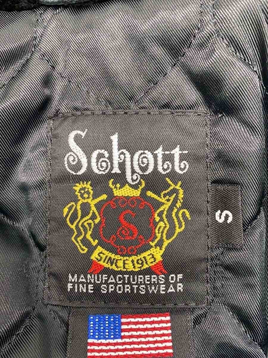 Schott 722US MELTON B-6 BOMMER JKT Bomber Jacket, Size S