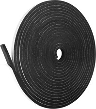 Self Adhesive Foam Tape Weatherstrip 3/8In X 1/4In X 33Ft High Density Foam Insu