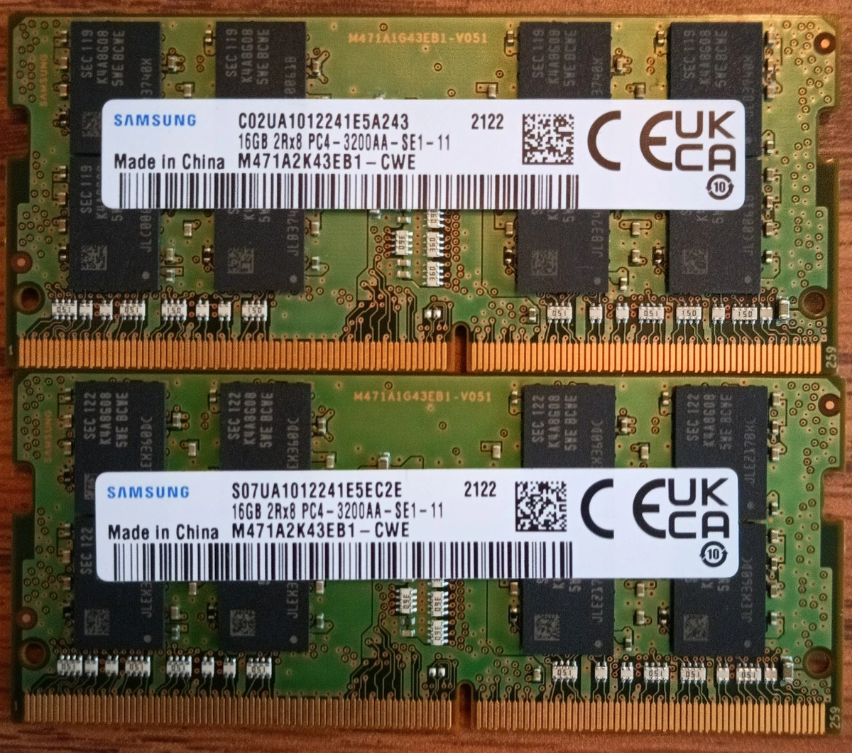 Samsung DDR4 SDRAM 16 GB Capacity per Module Memory (RAM) for sale
