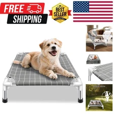 Elevated Pet Bed Dog Cot- Pet Bed for Small Dogs | Raised Dog Bed for Indoor ...