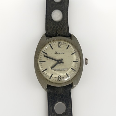 #ad Vintage Lucerne Gents Mechanical Watch swiss spares and repairs GBP 35.86