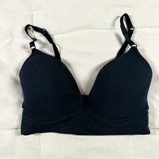 Jockey Womens Forever Fit Mid Impact Molded Cup Active Bra Size XL